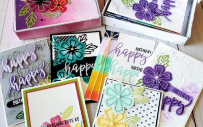 Bloomin’ Birthday Box & Cards Gift Set