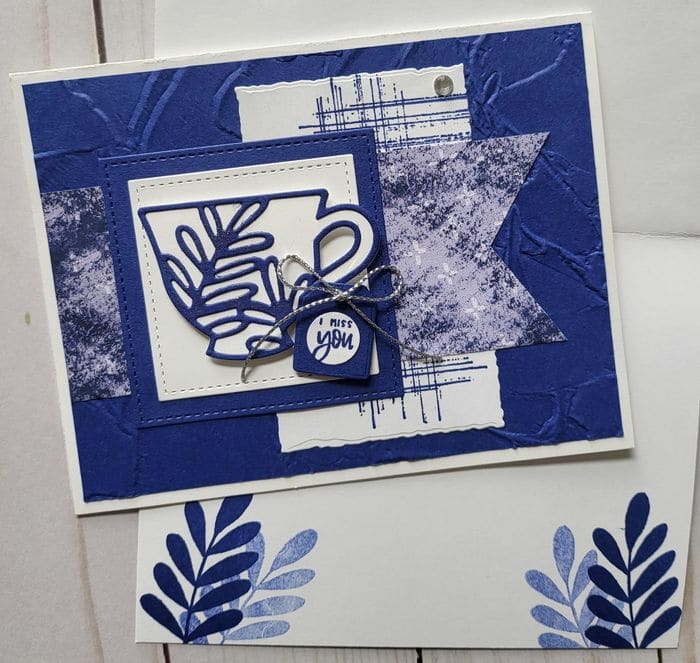 cup of tea fern leaves