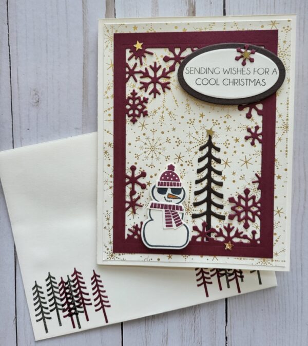December Christmas Monthly Masterpiece with envelope