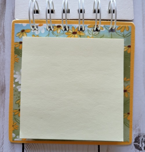 playing in the rain post it note inside