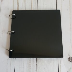 6x6 Black Acrylic Album