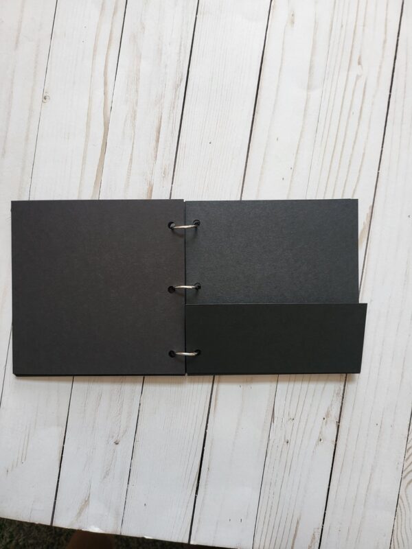 6x6 Black Acrylic Album with pocket