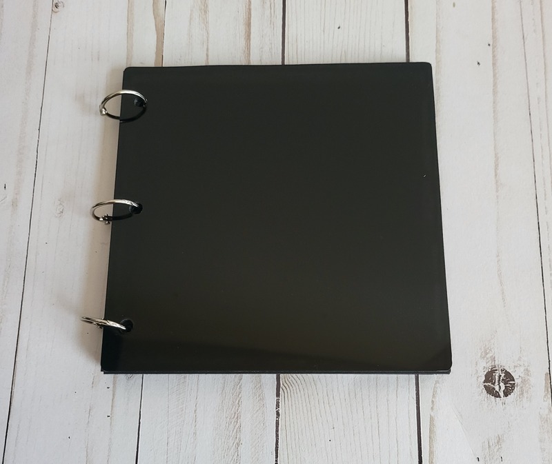 6x6 Black Acrylic Memory Books