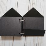 Black Acrylic House Binder Rings Cardstock