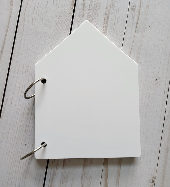 White House Acrylic Memory Album with Cardstock Pages