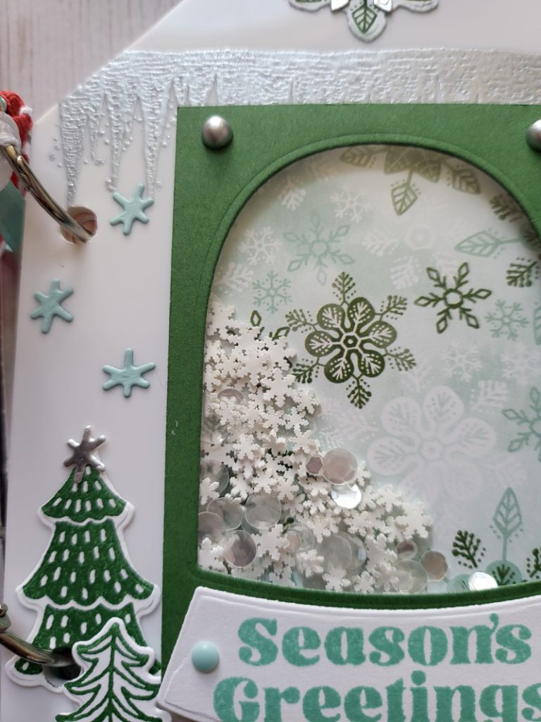 frozen edges acrylic album front up close