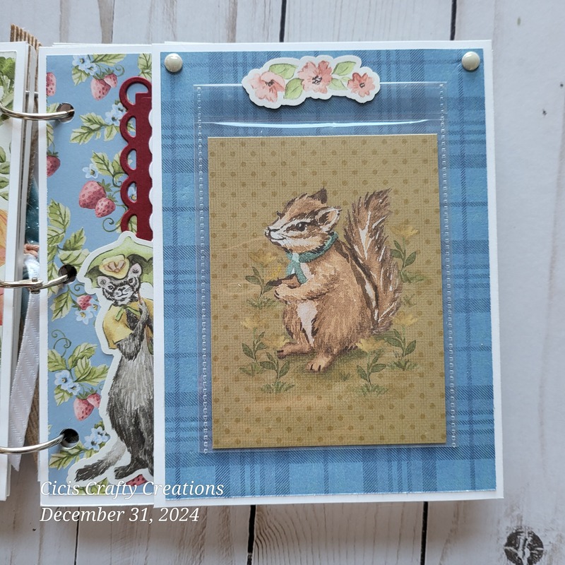 Storybook, nursery, baby, ducks, rabbits, squirrels, garden, pastel colors, frames, scrapbooking, acrylic albums, happy