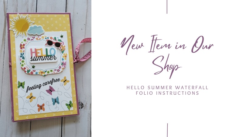 hello summer waterfall folio album