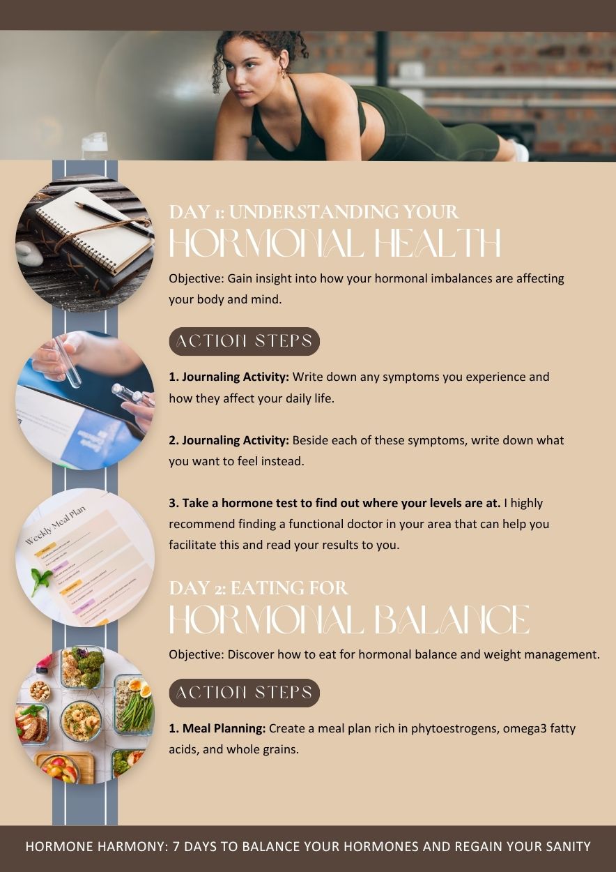 hormone harmony: 7 days to balance your hormones and regain your sanity