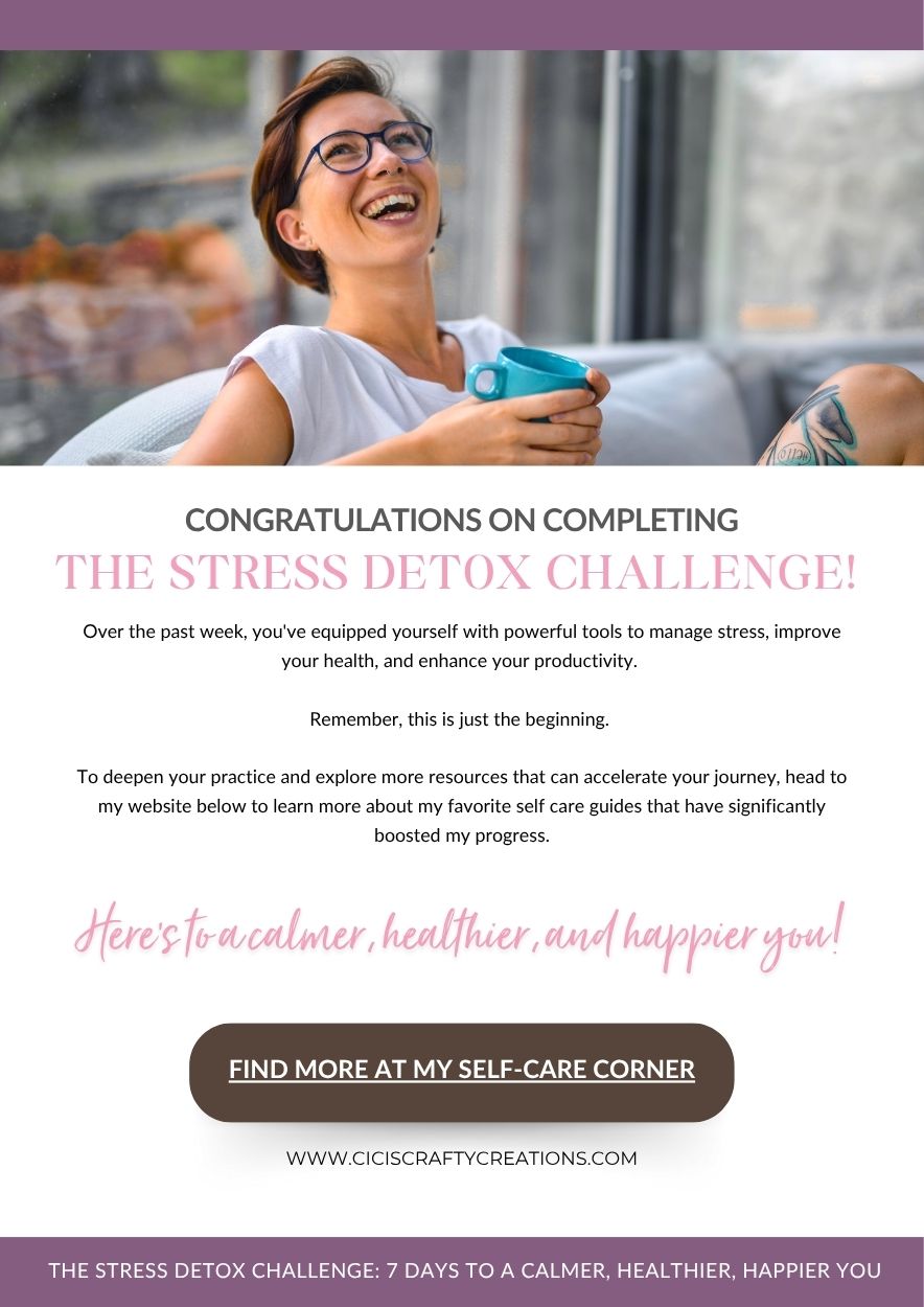 the stress detox challenge 7 days to a calmer, healthier, happier you 7